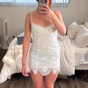 For love & lemons lace mini dress
